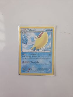 Pelipper (Ungraded) Pokemon Card & Card Sleeve