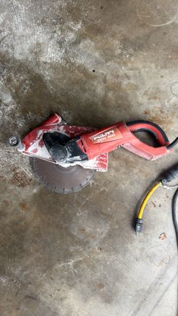 Hilti concrete saw