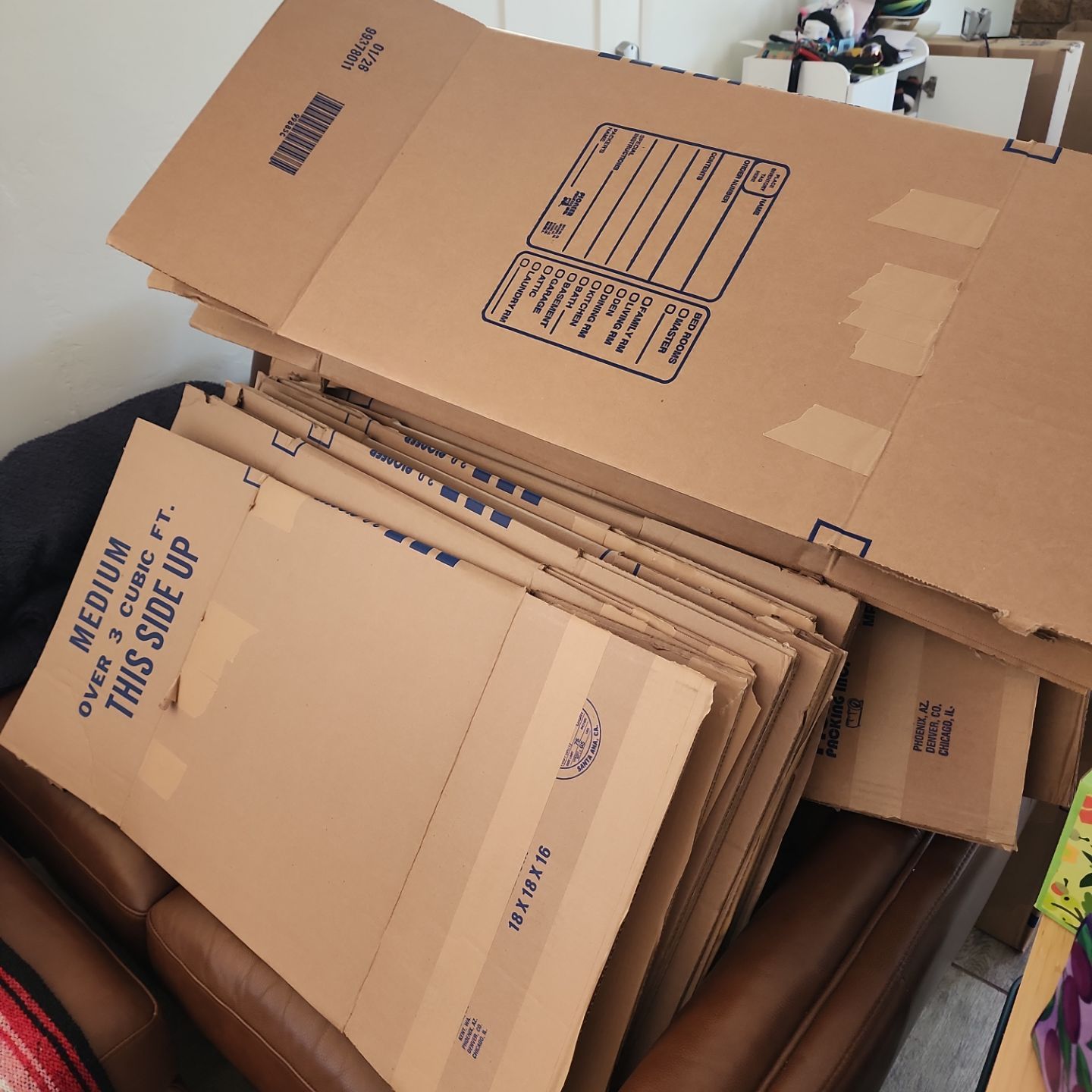 Free packing boxes and paper for Sale in San Diego, CA - OfferUp