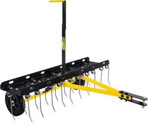 Brand New, 40 Inch Tow Behind Dethatcher, Pull Behind Lawn Dethatcher, 77459