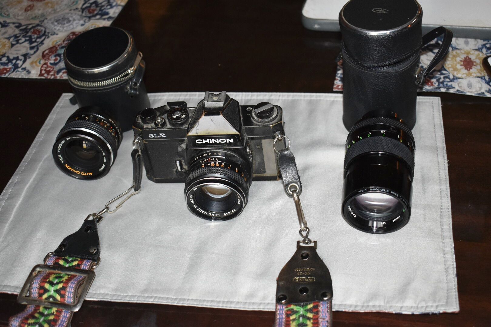 Vintage 35 mm Chinon SLR  Film Camera