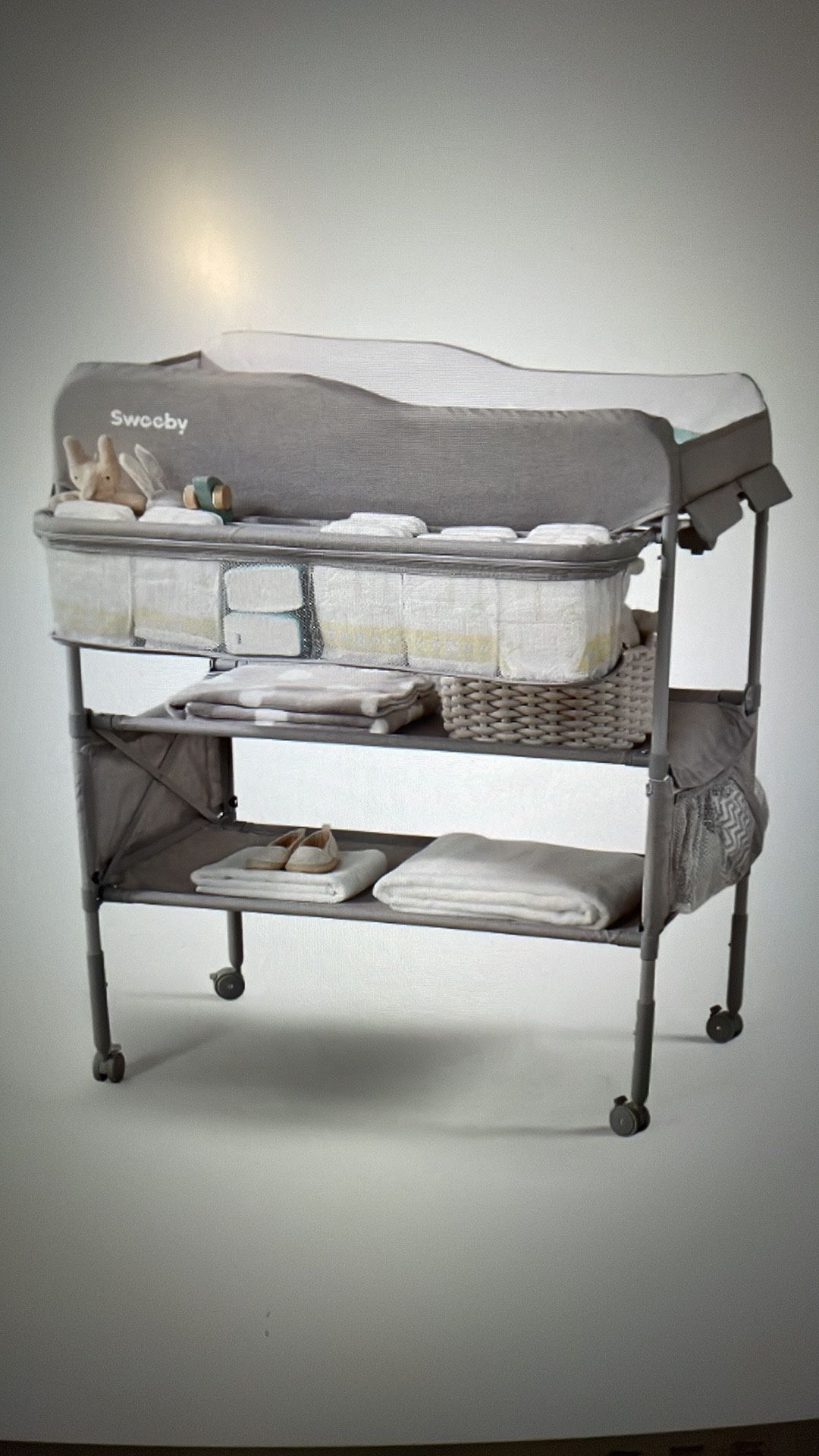 sweeby portable baby changing table