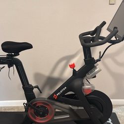 Peloton Bike + Mat + Stabilizer Board (Seattle, Pick Up Only)