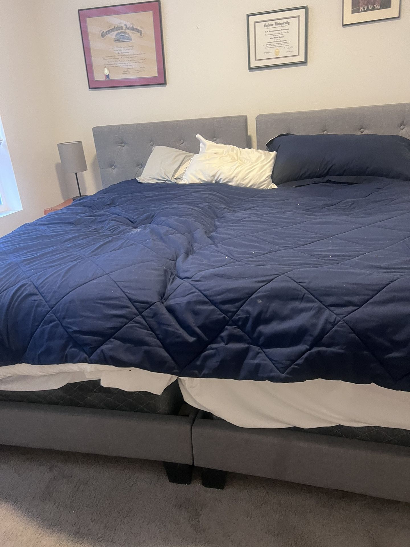 King Or Double Bed With Frame 