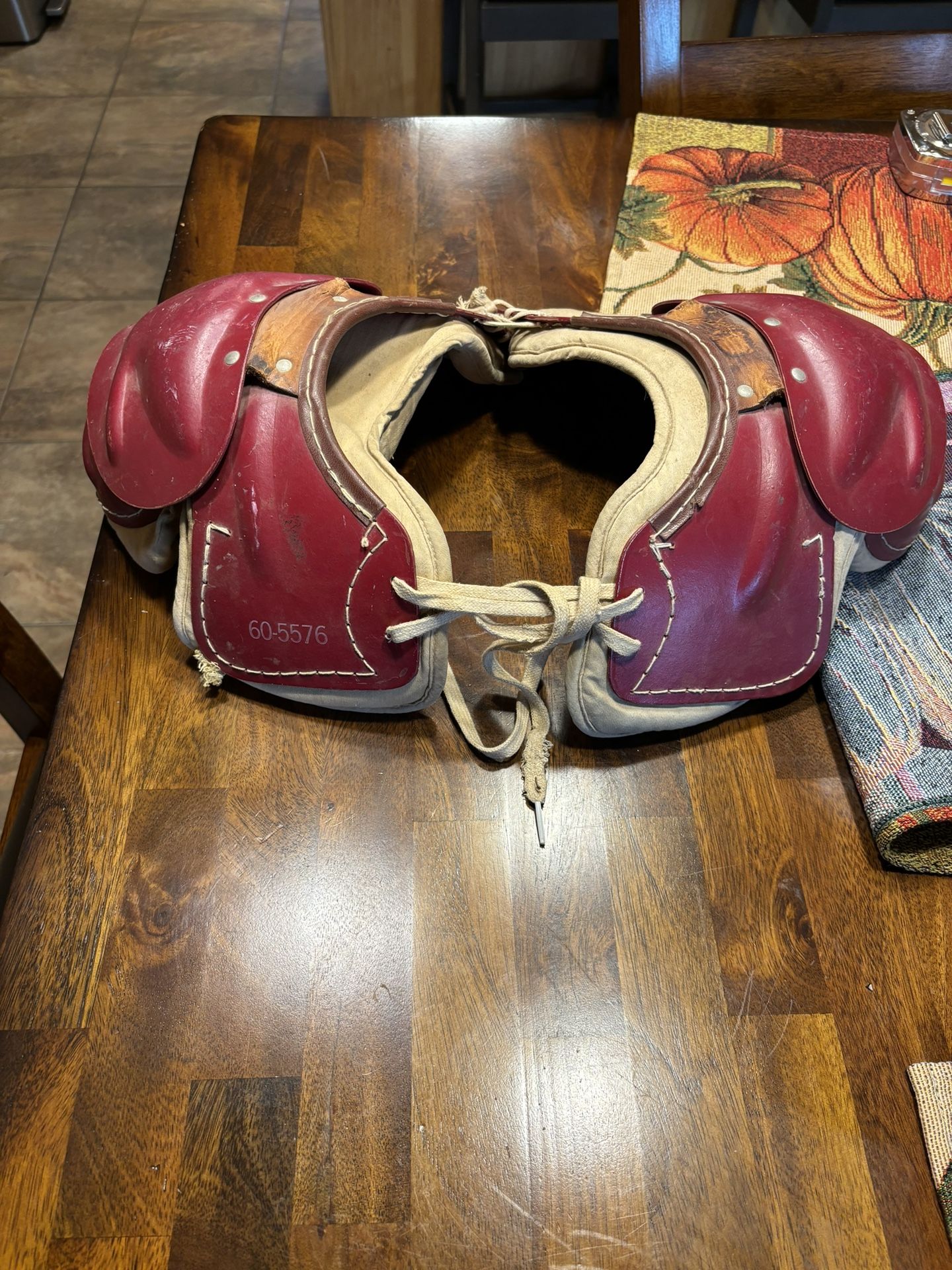 Vintage Circa 1(contact info removed) Wilson Youth Football Shoulder Pads USA Johnny Lujack