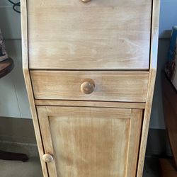 Refinished Hard Wood Hutch