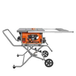 RIDGID 10 in. Pro Jobsite Table Saw with Stand