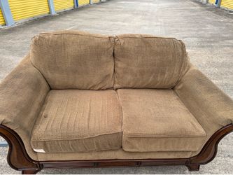Long Soft Brown 3+ Seater Couch