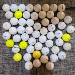 Mixed Lot of 58 Titleist Pro V1  Pro V1x TruFeel Others 3A-5A