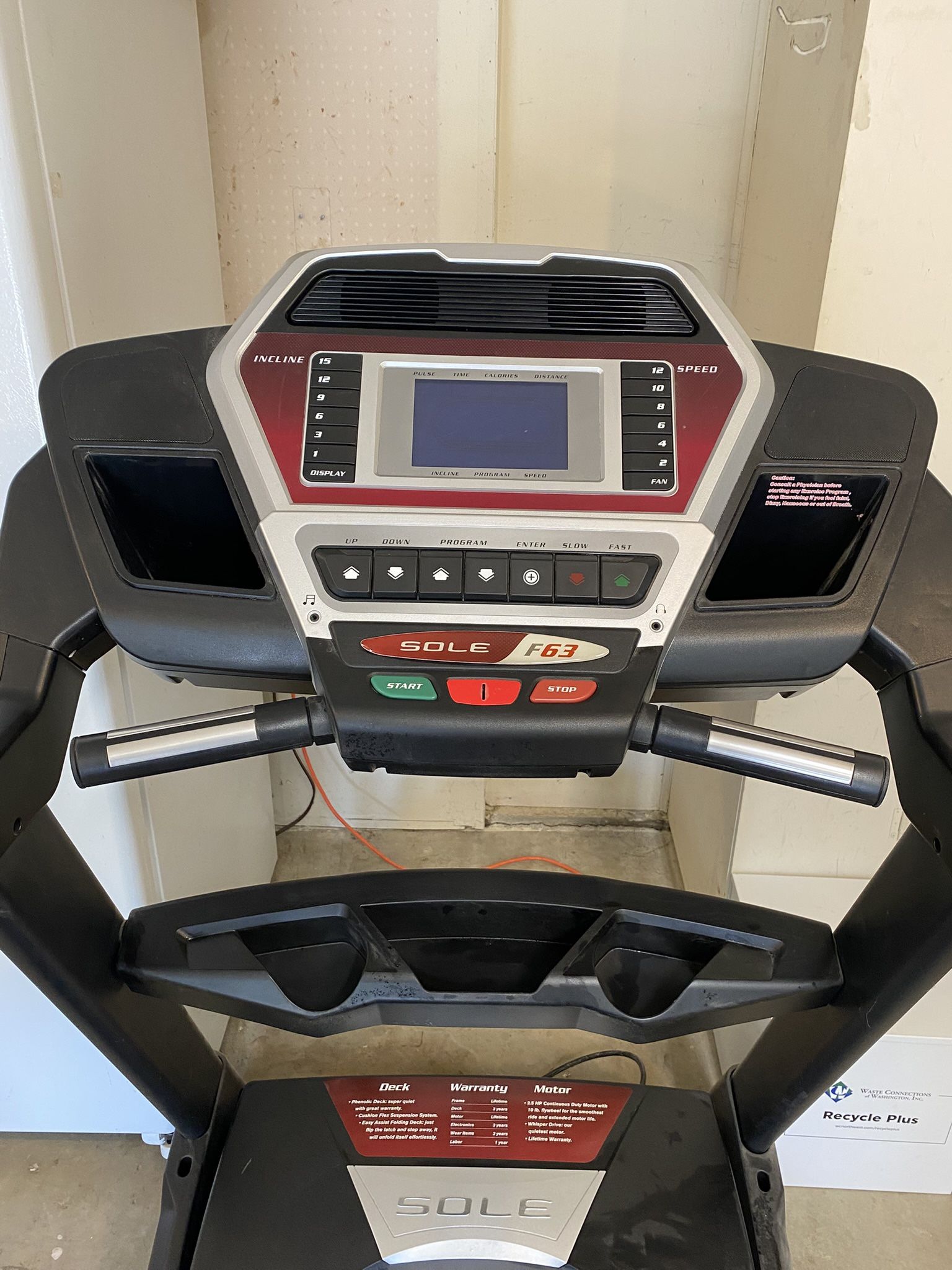 Treadmill Sole F63