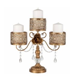 Antique Gold Candle holder