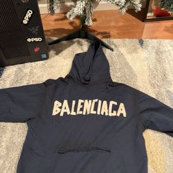 Balenciaga Tape Loop Hoodie Large