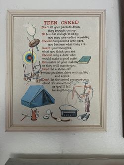 Vintage Picture With Poem