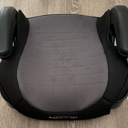 Graco TurboBooster 2.0 Backless Booster Car Seat in a black and grey color scheme Car Seat,  with dual cup holders