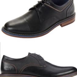 Mens Freeman 1921 Harris Oxfords Black Lace Up Dress Shoes SIZE 9 New