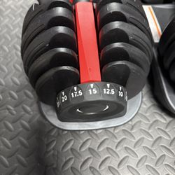 Adjustable Dumbbells 52/5 LBS 