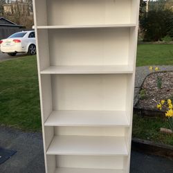 IKEA Billy Bookcase, White, 4 Shelves, Good Shape, Delivery