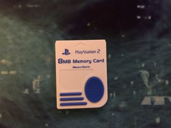 playstation 2 memory card