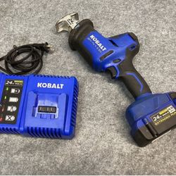 Kobalt KRS 124B-03 24V Brushless Reciprocating Saw W /4.0Ah Battery & CHARGER