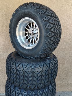 Golf cart tires and wheels 22x11-10