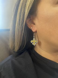 New Orleans Saints Drop Earrings 