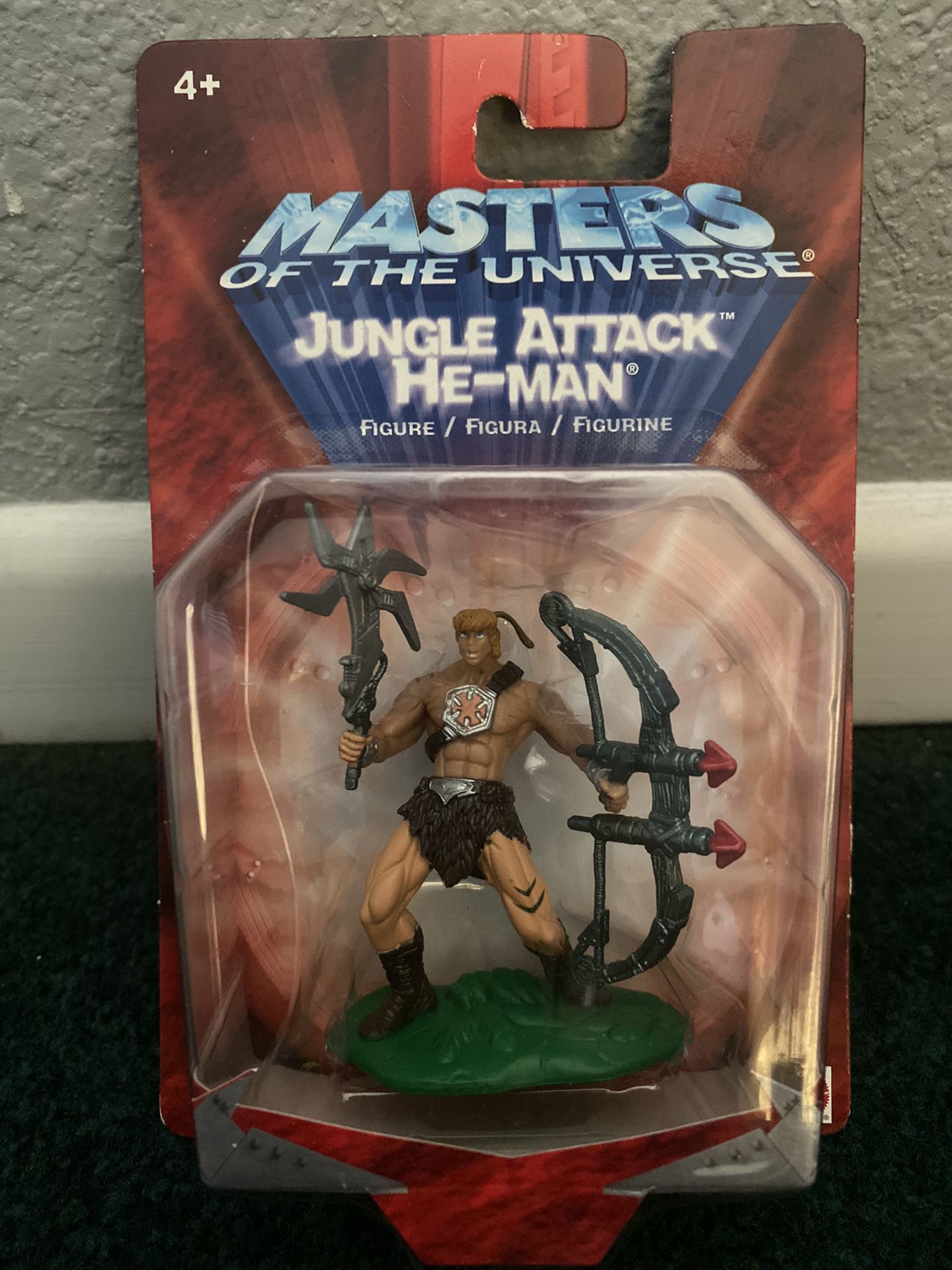 Masters Of The Universe Jungle Attack He-Man 6" Action Figure 2002 MIP Mattel