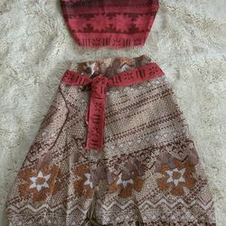 Moana Costume Size 12/14  For Girls