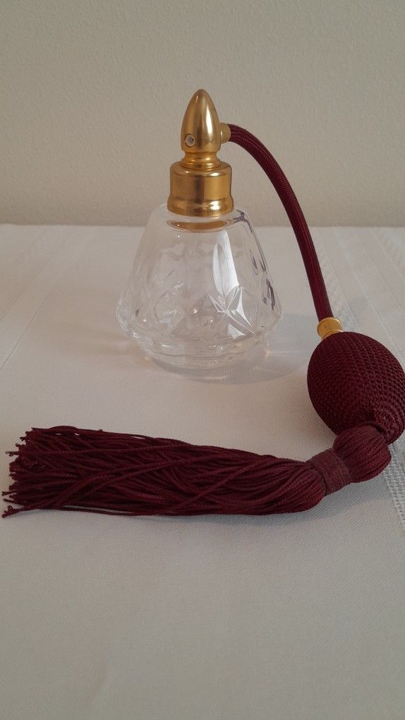 Perfume Atomizer By Waterford Crystal