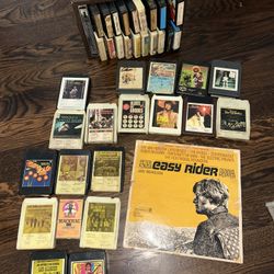 Cassette Tapes With Library Shelf 