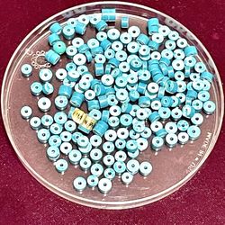 Lot Of 190 Turquoise Heishi Beads 