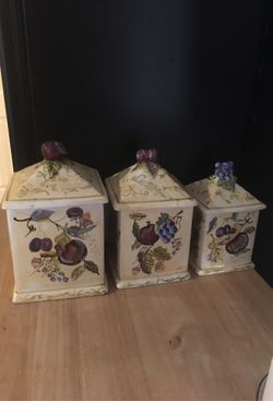 3 Cookie Jars