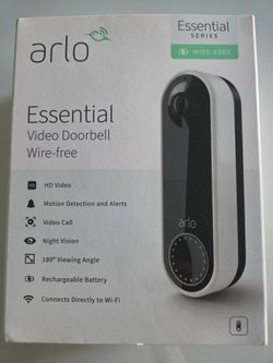 Arlo video doorbell camera