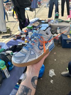Nike Off-White x Air Rubber Dunk University Blue Sz 9