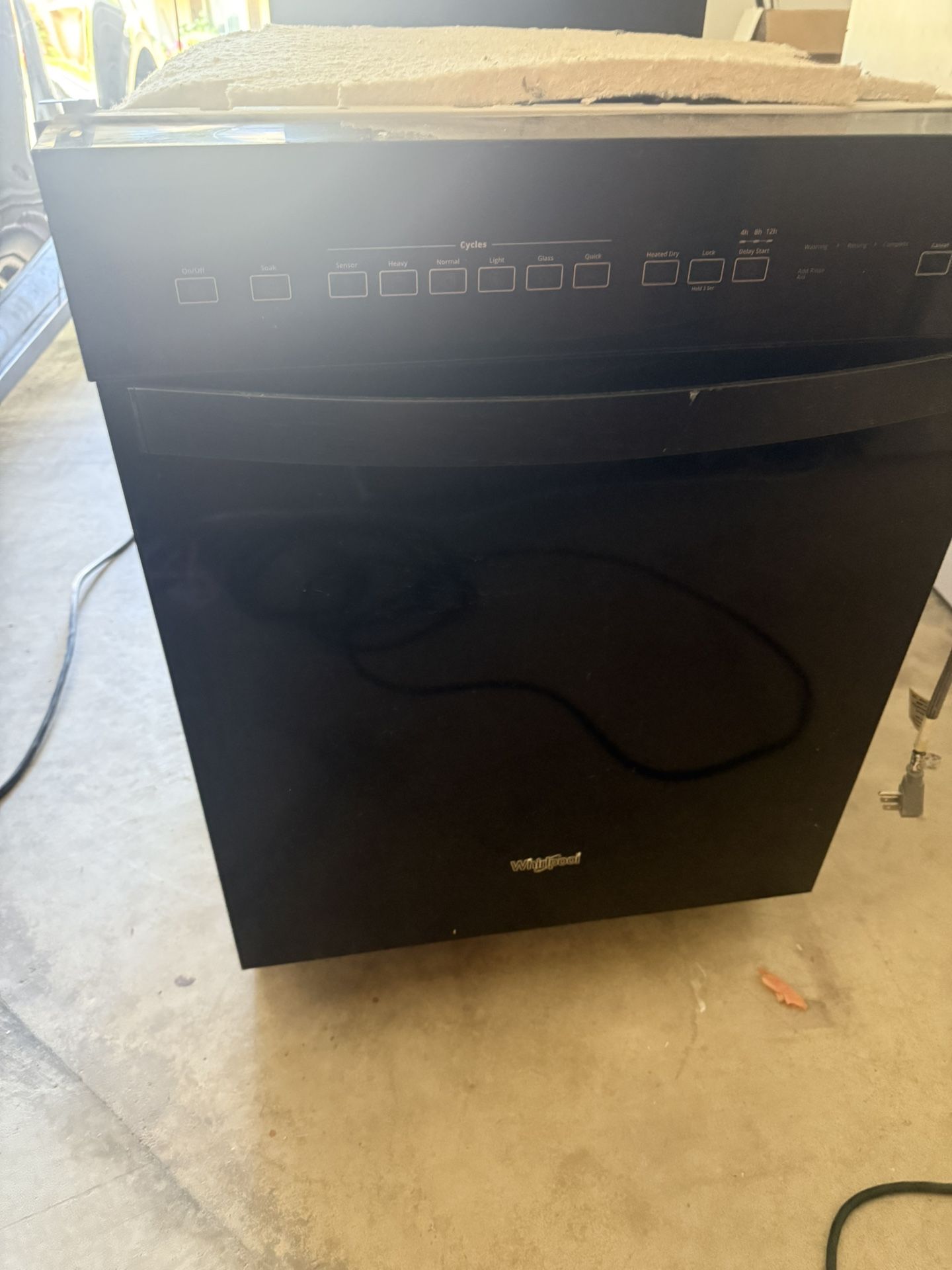 Whirlpool dishwasher - Quiet Dishwasher with Stainless Steel Tub Black WDF550SAHB