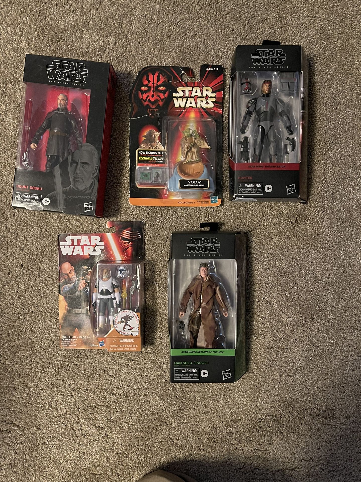 Star Wars figures