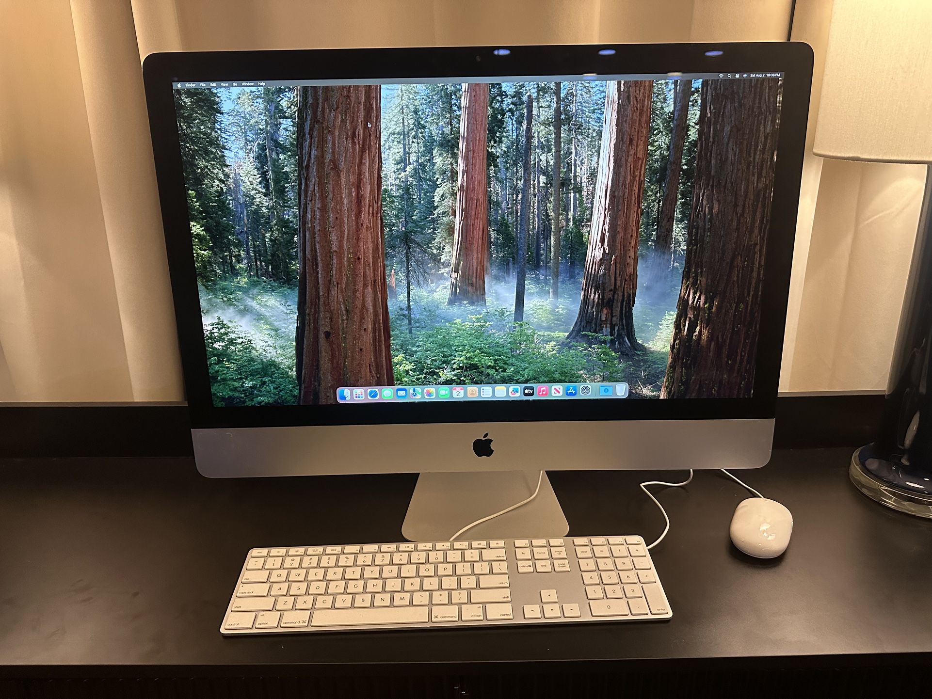 2019 Apple iMac 27-inch 5k Retina Display 32gb Ram 3ghz Intel Core i5 Processor 500gb Storage. macOS sequoia. Wired Keyboard And Mouse. Works Great