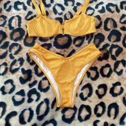 Dark Yellow Bikini 