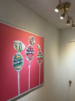 Blowpop wall art