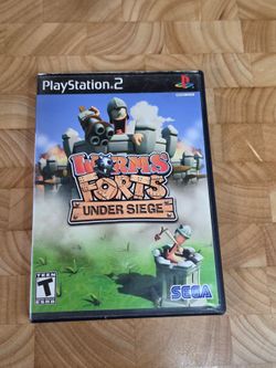 🪱 🪱 Worms Forts Under Siege CIB (PS2) 🪱 🪱