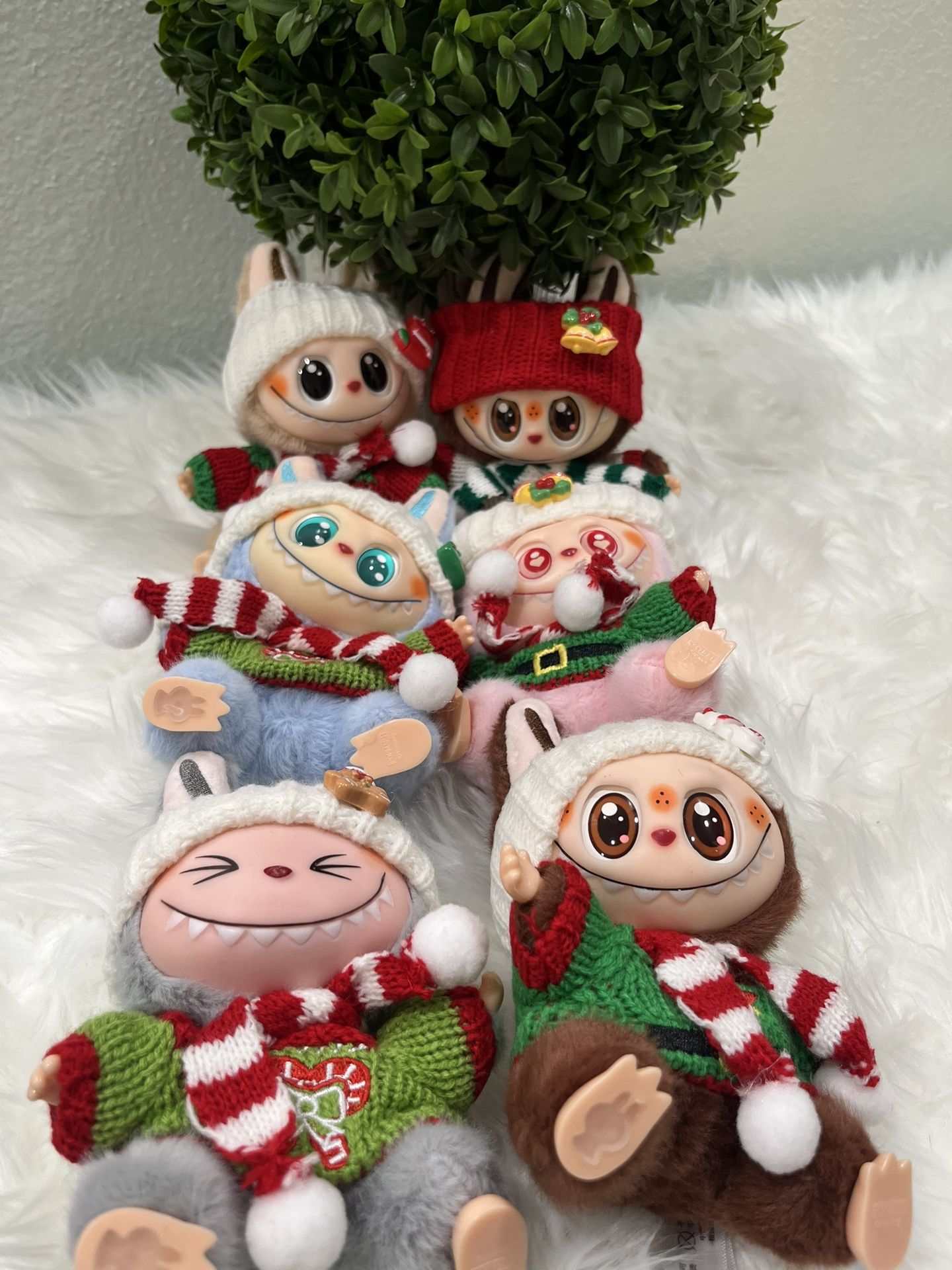 Christmas Labubu Keychain