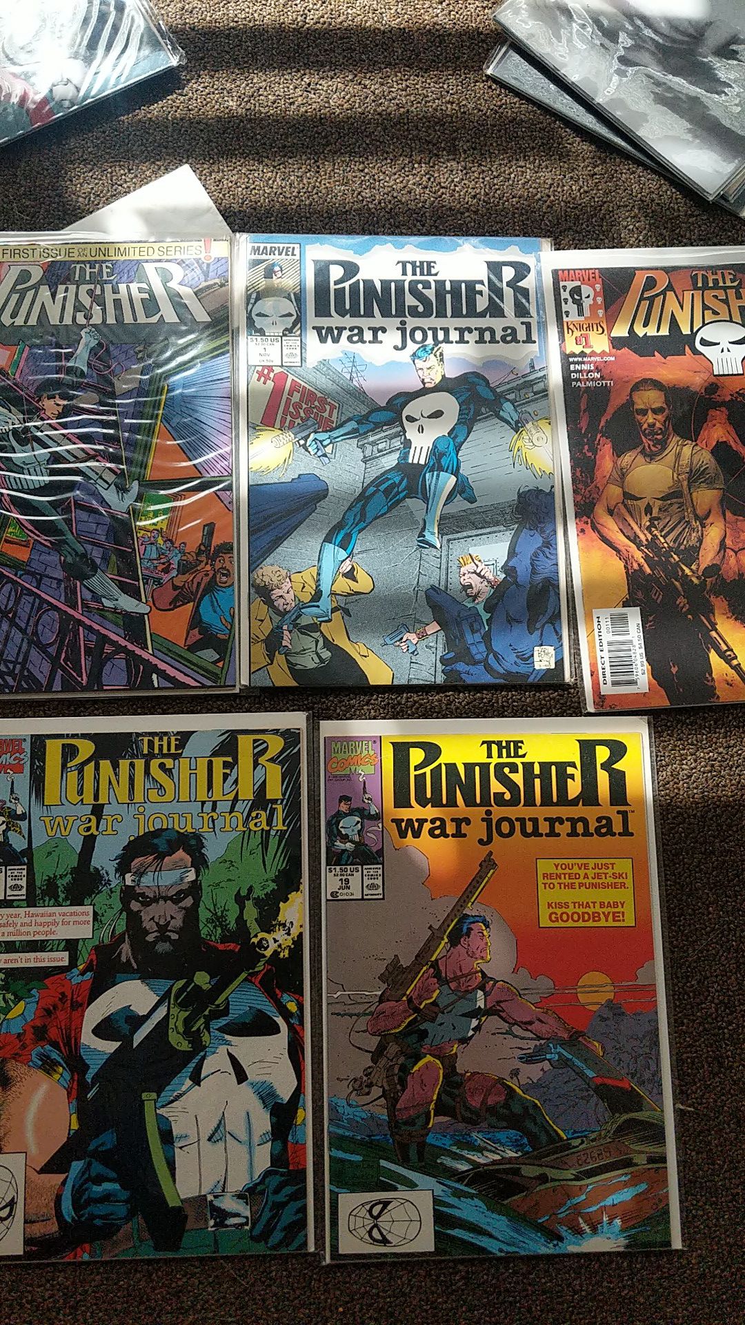 Punisher comic book lot