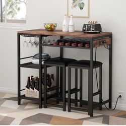 Bar Table + Chairs