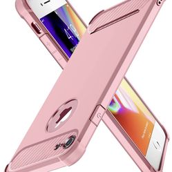 IPhone 7/8 Pink Case with Card Holder