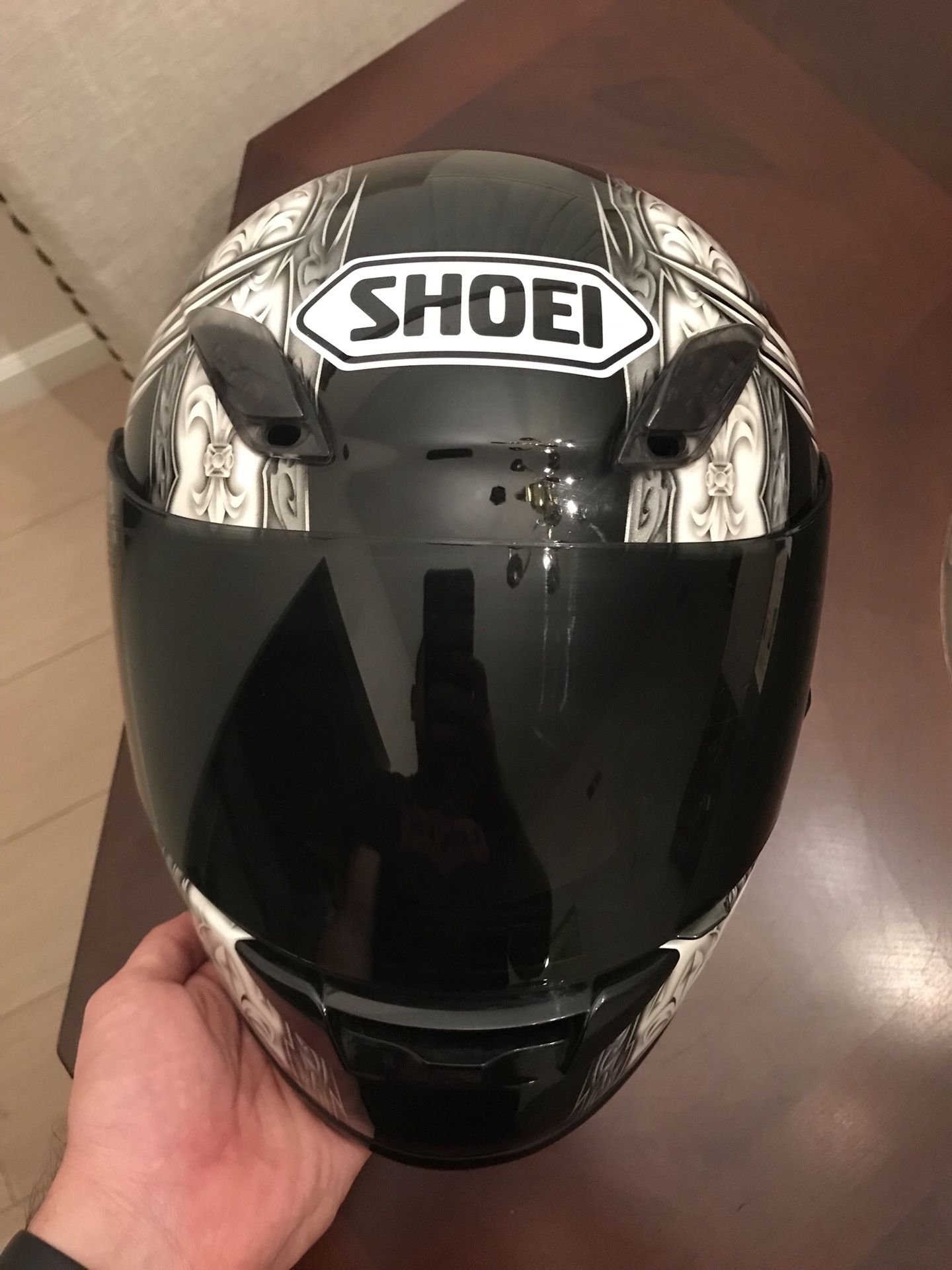 Shoei RF-1000 Diabolic 3 Racing Motorcycle Helmet Size L/XL In MINT Condition