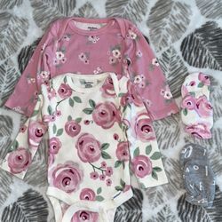 Gerber Baby Girl Newborn Bodysuit