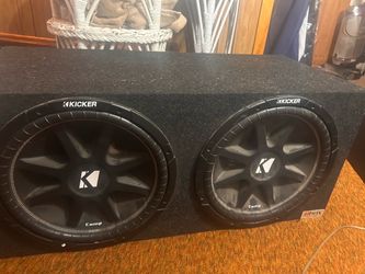 Kicker 43DC122 Dual 12" Comp Subwoofer Enclosure