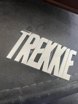 Star Trek-Big Shiny Belt Buckle- TREKKIE