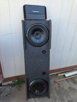 Fosgate  amp and 2 p3 12s