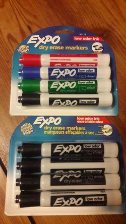 EXPO Dry Erase Markers. 2 for $10