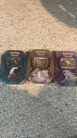 Pokemon Triple Whammy Tins